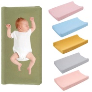 เคสไอแพดเปลี่ยนผ้าอ้อมสีทึบสำหรับทารกแรกเกิดแผ่นปรับเปลี่ยนมัสลินแบบถอดออกได้สำหรับอาบน้ำทารกของขวัญ