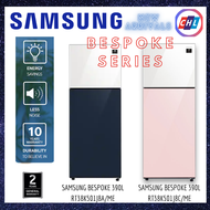 SAMSUNG BESPOKE REFRIGERATOR 2 DOORS TOP MOUNT FREEZER 390L RT38K501J8A/ME (WHITE+NAVV BLUE)/RT38K50