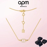 Hot-selling APM Jewelry(With Box) High Quality Luxury Holiday Love Gift Maille Marine necklace - gol