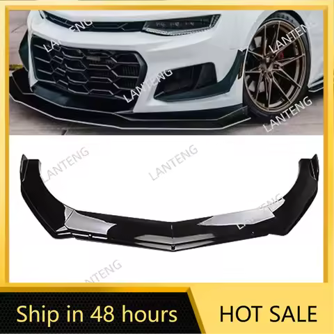 Front Bumper Splitter Lip For Camaro SS Z28 ZL1 RS Car Spoiler Diffuser Deflector Bumper Cover Body 