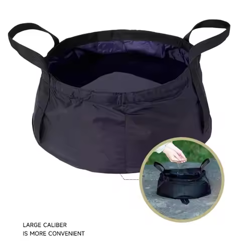 2Pcs Portable Collapsible Sink 8.5L - Foldable Travel Basin For Outdoor,Camping, Hiking, Feet Face D