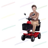 4 Wheel Foldable Mobility Scooter for Seniors, Electric Powered Disability Scooter Portable Elderly 
