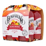 Bundaberg Blood Orange Sparkling Drink (Non-Alcoholic Beverage From Australia) 4 x 375ml