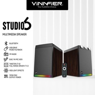 VINNFIER Studio 6 All-in-one Bluetooth Bookshelf Speakers Built In Bluetooth Wireless Connection