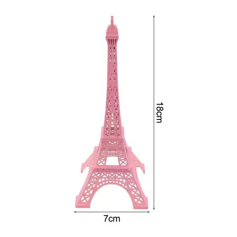 Creative Pink Eiffel Tower Model Creative Pink Eiffel Tower Model Decor Statue Eiffel Tower Figurine