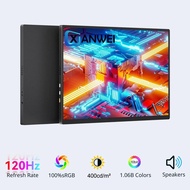 XIANWEI 2K 120Hz 16" 2560x1600 Portable Monitor 100% SRGB Display External Screen For Laptop PC Macbook Xbox Switch PS5/4 Gamer