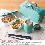 240511 日本THERMOS 不鏽鋼真空斷熱保溫飯盒連保溫袋