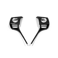 aihei ภายในพวงมาลัยปุ่มกรอบฝาครอบ Abs Chrome สติกเกอร์สำหรับ Toyota Rav4 Rav 4 2013 2014 2015-2018 ร