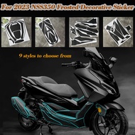 Honda Forza NSS350 2023 Motorcycle Frosted Sticker Tank Cap Engine Exhaust Pipe Heat-resistant Water