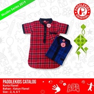 Kids Paddle Flannel Kurta