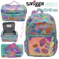Smiggle Candy Bag For Elementary School Girls/School Bag For Elementary School Girls/Backpack School Candy/Smiggle Junior Candy