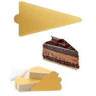 M7012 100PCS triangle cake board base gold colour cake board mousse cake board cheesecake board