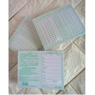 Stock Sedia Kad Pekerja 1-31 days/Ready Stock Worker Card 1 - 31 Days 100Pcs/Gong Card