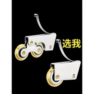 Kitchen Bathroom Toilet Glass Sliding Door Floor Roller Cabinet Wall Cabinet Wardrobe Sliding Door T