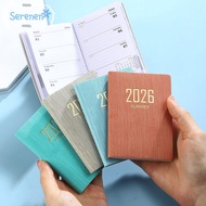 SERENEN Appointment Book, A7 Pocket 2026 Agenda Book, Mini with Calendar Notebooks Students
