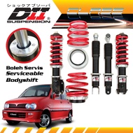 DII ADJUSTABLE Perodua Kenari/Kelisa Hi Lo Body Shift Serviceable Absorber