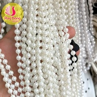 (PRICE 1MET) 8mm pearl string, 6mm, 8mm pearl string, 8mm pearl string to decorate gift baskets and 