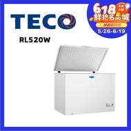 【TECO 東元】 RL520W  520公升上掀式臥式冷凍櫃(含基本安裝)