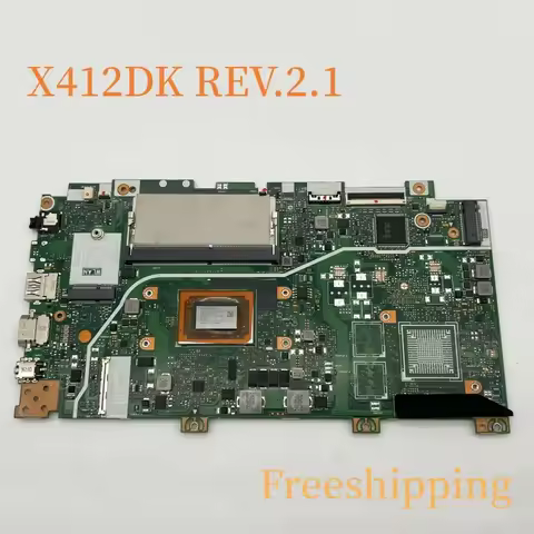 X412DK For ASUS X412DA X412DK A412D F412D X412D Motherboard With R5-3500U CPU 4GB RAM Mainboard 100%