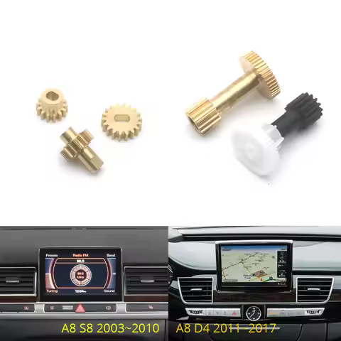 Replacement Gears Multimedia Display Screen Lift Motor MMI Screen Repair Kit For Audi A8 4H D4 S8 Me