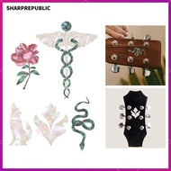 [Sharprepublic] Novelty Guitar Stickers DIY Decoration Markers Fret Markers Inlay Sticker Guitar