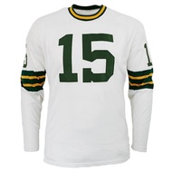 Green Bay Packers 1960 Football Jersey NFL/AFL Football Jersey Football Club Soccer Jersey Long Sleeves 15 Rugby Jersey