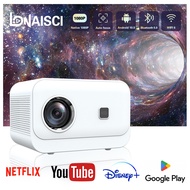 【Electric Focus】Projector Mini for Phone Android 4K Decoding Support Wifi LCD Portable Projector Smart TV FHD LONAISCI A11 Projector Support Smartphone Screen Sync