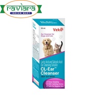 Veko CL Lactic Acid and Salicylic Acid Ear Cleanser for Dogs and Cats from India