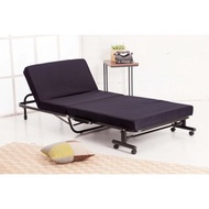 Simple Life 高反發支撐14段收納折疊床(簡易組裝)KR灰