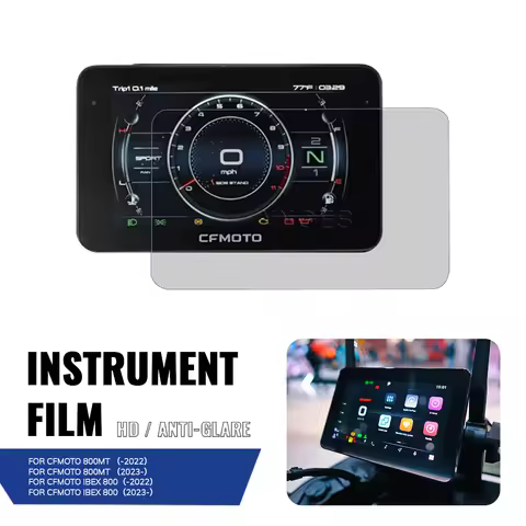 For CFMOTO 800MT 800 MT IBEX800 IBEX 800 2021 2022 2023- Motorcycle TFT Display Protection Film Scre