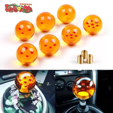 Dragon Ball Super Z Shift Lever Universal Auto Shift Knob Anime Cosplay Orange Ball 54mm Diameter Ge