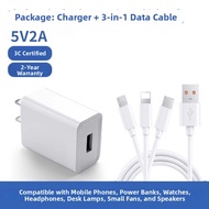 5V2A 5V1A Universal Phone Charger Adapter USB Type C Fast Charging