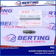 ▮ ◮ ➡ SGP BLEEDER SCREW REAR CALIPER Suzuki Raider 150 FI Thunder 125 Genuine 59121-18410-000