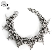 [PNY] Punk Grunge Ro Rivet Bracelet Cool Niche Bracelet Goth Charm Jewelry Hip Hop Accessories VN