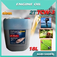 Agrishop READY STOCK Alcon TCW3 Engine Oil 18 Liters Outboard Marine Lubricants 2-Stroke (Made in UA