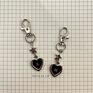 GANTUNGAN Love Initial ResinKeychain | One keychain | Keychain Custom