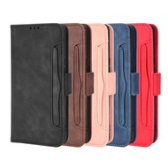 Ốp Lưng Điện Thoại Da Đa Thẻ Chống Rơi Cho Sharp Aquos R7 Ốp Lưng Điện Thoại Di Động Chống Sốc Cho N