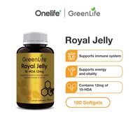 GreenLife Royal Jelly 180 Softgels - Supports Healthy Immune System and Vitality