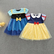Frozen Anna Snow White Tutu Princess Baby Kids Costume Dress 2T-6T