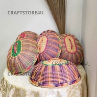 TUDUNG SAJI COMEL//TUDUNG SAJI ROTAN MURAH//CUTE SMALL RATTAN FOOD COVER(OVAL)