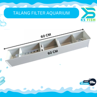 Talang Filter Aquarium 60 CM Penjernih Air Aquascape Top Filter Media Filter