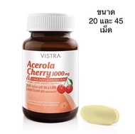 VISTRA Acerola Cherry 1000 mg. (20,45 Tablets) วิสกี้ อะเชโรร่า เชอรี่