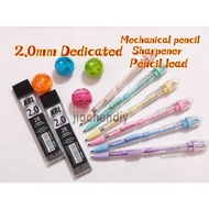 Mechanical pencil 2.0mm自动笔 笔芯2.0mm 双面卷笔刀2.0mm / Sharpener / Pencil lead (ready stock)
