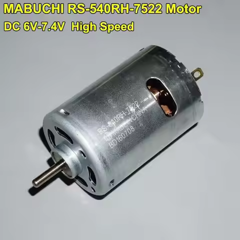 MABUCHI RS-540RH-7522 RS-540SH-7520 DC 6V-7.4V 7.2V High Speed Power Drill Electric Tool Motor Vacuu
