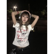 y2k t-Shirt y2k Women's American Retro Top y2k y2k y2k Clothes y2k Sweet Spicy Summer Women Millenni