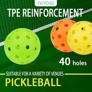 FUYOGI Pickleball Lightweight Sport Training Practice Hollow Ball Fluorescent Dark-light Durable