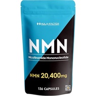 Food with Nutrient Function Claims】NMN Supplement High purity 100% Made in Japan 20400mg Multivitamin 12 kinds Large capsules Resveratrol Acid-resistant capsule Hulk Factor Made in Japan
