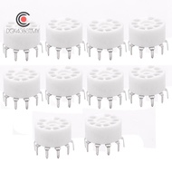 10PCS  9Pin B9A PCB MOUNT Tube Socket 9 Pin Tube Sockets  Tube Sockets for 12AX7 12AT7 12AU7 6DJ8 EC