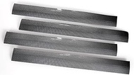 YOURS 80 Series Noah Voxy Esquire Compatible Seat Rail Covers 4 Pieces 1 Set [Carbon Style] 25.6 inc