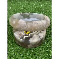 65mm Sakura agate bangle